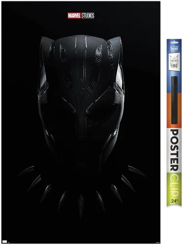 Vista 16 de Trends International Marvel Black Panther: Wakanda Forever - Póster de pared de una hoja, 14.725 x 22.375 pulgadas, versión enmarcada de madera