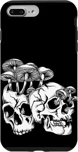 Vista 12 de Skull Goth Gothic Occult Emo Satanic Mushroom Skeleton Case for iPhone 17