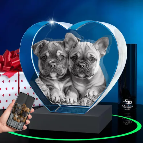 Vista 35 de ArtPix 3D Foto de cristal, regalos personalizados de Navidad para mujeres, esposa, ella, él, hombres, marido, abuela, gran regalo personalizado