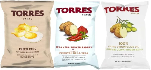 Vista 2 de (BIG BAGS) Torres Patatas fritas españolas hechas en Barcelona España Edición Limitada (paquete de 3) – Elige tus sabores favoritos
