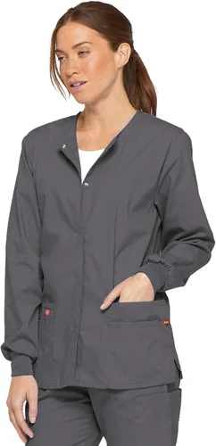 Vista 6 de Dickies - Chaqueta médica de calentamiento frontal para mujer
