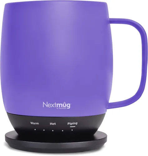 Vista 12 de Nextmug - Taza de café autocalentable con control de temperatura (negro, 14 onzas)