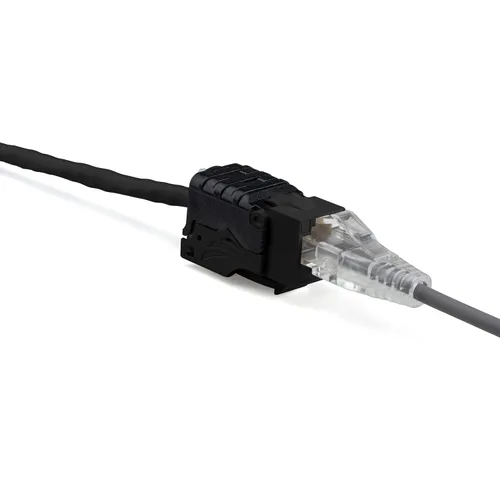 Vista 5 de TRUE CABLE Conector Keystone sin herramientas Cat5e, sin blindaje (UTP), PoE++ (4PPoE) 100W, certificación UL, verificado ETL, certificado ANSI/TIA