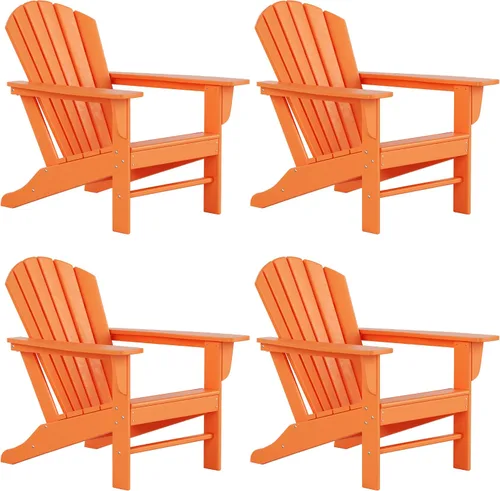 Vista 38 de WestinTrends Dylan - Silla Adirondack para exteriores (juego de 2), color blanco