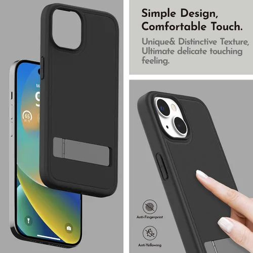 Vista 6 de Funda magnética para iPhone 14 Plus de 6.7 pulgadas (2022), soporte delgado con protector de pantalla compatible con Magsafe a prueba de golpes