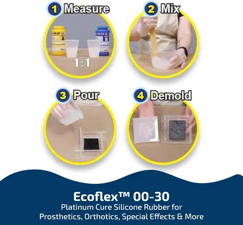Vista 2 de Ecoflex 00-30 – Super Suave Silicona Platino – Prueba unidad