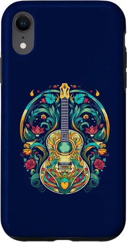 Vista 24 de Funda para iPhone 16 para guitarra abstracta, decoración artística, amante de la música