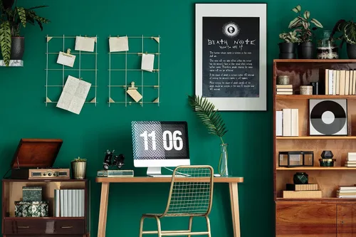 Vista 5 de Póster de Death Note de anime, pósteres de Deathnote de la serie Manga, póster genial para pared, 12 x 18 pulgadas