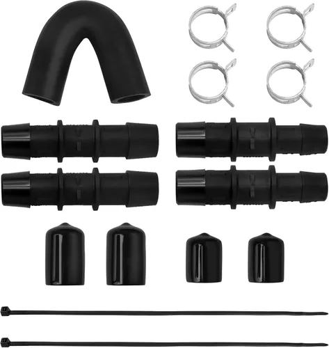 Vista 5 de Kit de derivación del núcleo del calentador del motor con manguera de 5/8" 3/4", compatible con GM Chevy Silverados Tahoes Yukons Honda Civic Ford