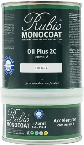 Vista 55 de Rubio Monocoat Tinte y acabado para madera de 650 pies cuadrados - Niebla 5% Oil Plus 2C Aceite de linaza ecológico de secado rápido