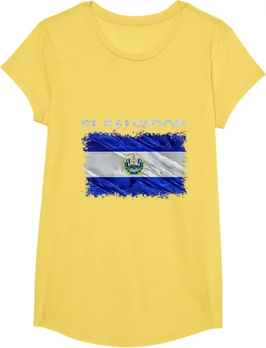 Vista 53 de Camiseta El Salvador, Negro