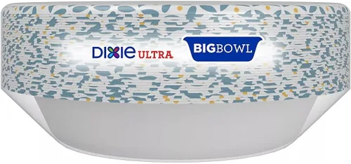 Vista 3 de Big Bowl, cuenco de papel desechable impreso de 34 onzas, 34