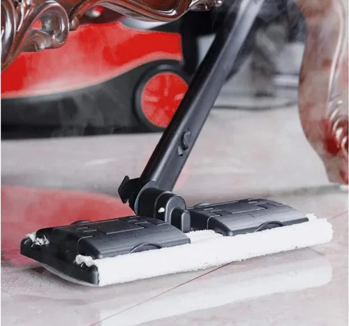 Vista 2 de Limpiador de vapor a presión de alta temperatura Máquina de limpieza portátil para el hogar multifuncional Aire acondicionado Lampblack máquina Rojo