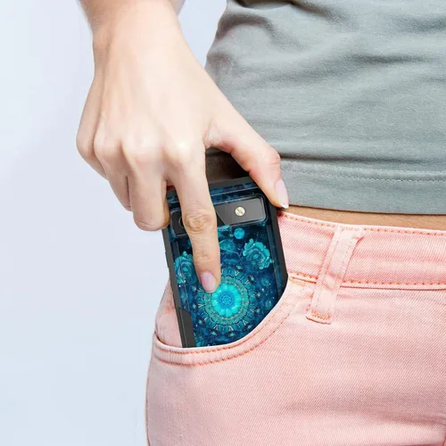Vista 5 de Funda para Pixel 6A, funda protectora híbrida de doble capa resistente a prueba de golpes de policarbonato duro de silicona suave TPU para Google
