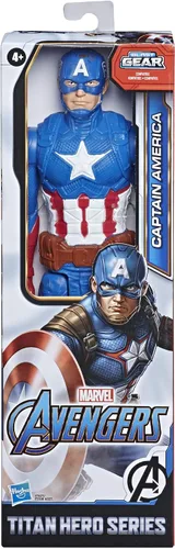 Vista 2 de Marvel Avengers Titan Hero Series Blast Gear - Figura de acción del Capitán América