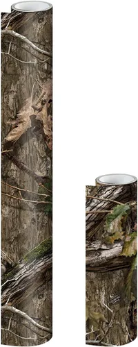 Vista 14 de Mossy Oak Patrones de Caza en Rollo de Camuflaje Mate, Envoltura de Vinilo Autoadhesiva, DIY (48"x12", Break-Up Country)