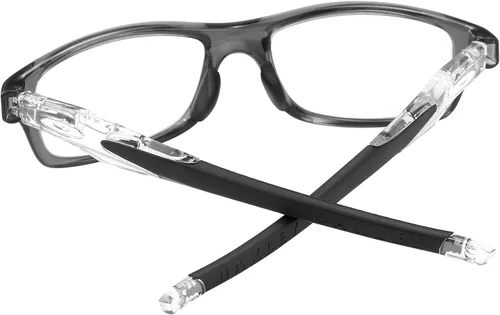 Vista 4 de BroLizard Brazos de repuesto para marco transparente satinado Oakley Crosslink Glass - A