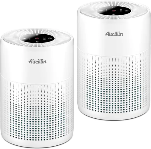 Vista 7 de Aircillin Paquete de 2 purificadores de aire para el hogar, habitación grande de hasta 908 pies cuadrados cada uno, purificadores de aire HEPA