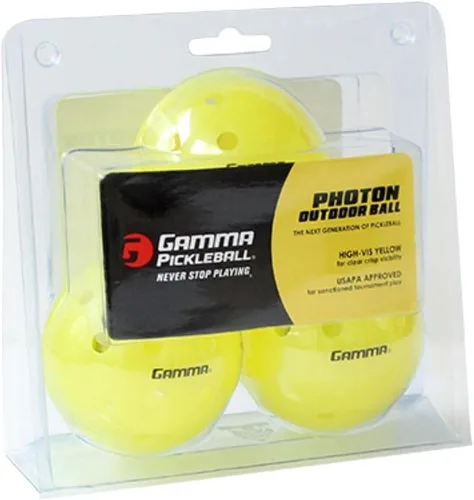 Vista 2 de Gamma Photon Pickleballs, 40 Precision Molded Holes, USAPA Approved for Tournament Play, High-Visibility, Quiet, Durable, Ultra Balanced