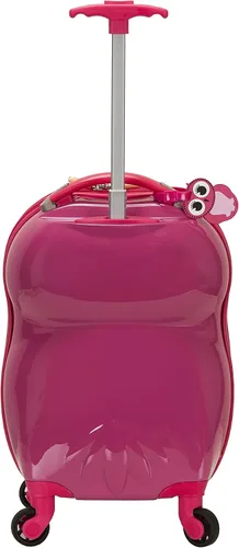 Vista 3 de Rockland - Maleta infantil giratoria con exterior rígido de policarbonato, Búho), B02-OWL