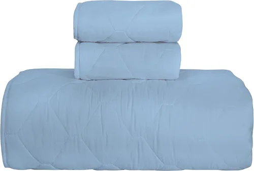 Vista 24 de ROYALE LINENS Juego de edredón de 2 piezas de tamaño individual – Suave y ligero 100% microfibra acolchada – Colcha estampada – Edredón acolchado
