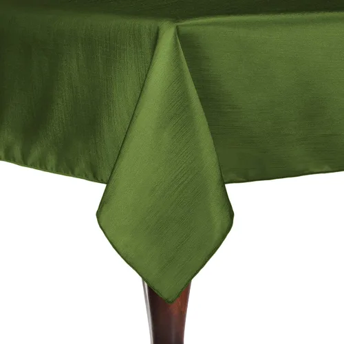 Vista 48 de Ultimate Textile Majestic - Mantel cuadrado reversible Shantung Satin (90.2 x 89.8 in), color negro