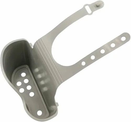 Vista 4 de Organizador de esponja para fregadero de cocina, cesta colgante para fregador, cepillo de platos, organizador de accesorios de cocina (azul claro)