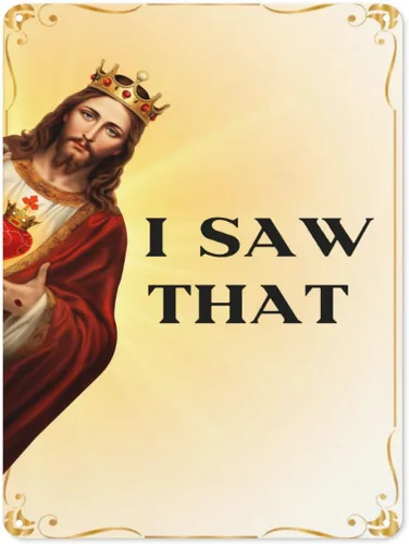 Vista 23 de Letrero de Jesús Cristo de Pascua en Lata, Letrero de Metal "Sea en Paz y Sepa Que Yo Soy Dios", Arte de Pared Gracioso, Cartel Retro, Placa