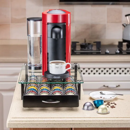 Vista 7 de Soporte para cápsulas de café con capacidad para Nespresso Vertuoline, Casual, Negro
