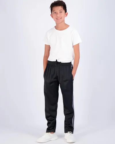 Vista 4 de Real Essentials - Paquete de 3 pantalones de sudadera con forro de vellón y bolsillos para niño