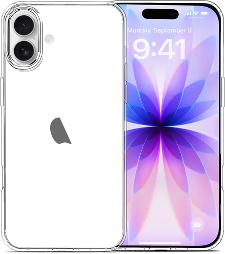 Vista 71 de JJGoo Funda transparente compatible con iPhone 15 Pro, funda de teléfono de TPU suave y transparente, funda antigolpes transparente a prueba