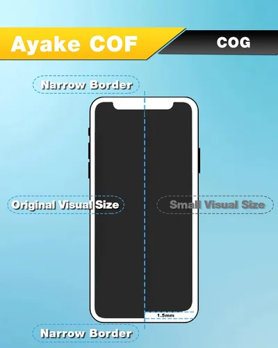 Vista 2 de Ayake - Reemplazo de pantalla para iPhone XR, pantalla LCD FHD de 6.1 pulgadas y pantalla digitalizadora táctil, tono real programable, restos