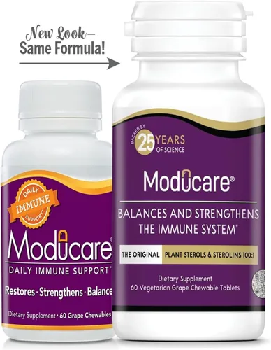 Vista 3 de Moducare Balance inmunológico* Esterol vegetal y esterolina, uva masticable