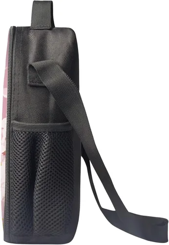 Vista 3 de INSTANTARTS Axolotl - Bolsa de almuerzo para niños, reutilizable, aislada, térmica, bolsa de almuerzo, bolsa de comida para niñas
