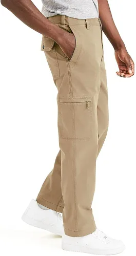 Vista 2 de Dockers Pantalones Go-to Cargo de ajuste recto Smart 360 Flex para hombre (estándar y grande y alto)