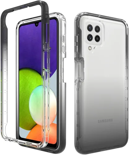 Vista 184 de Pzwoxukhov Funda para Xiaomi Poco M3 M2010J19CG M2010J19CI Caso, alta transparencia, color degradado, funda de absorción de impactos anticaída