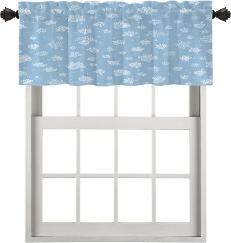Vista 74 de Cortinas opacas de poliéster multicapa para ventanas de padre e hijo, 2 unidades, 26 x 24 pulgadas