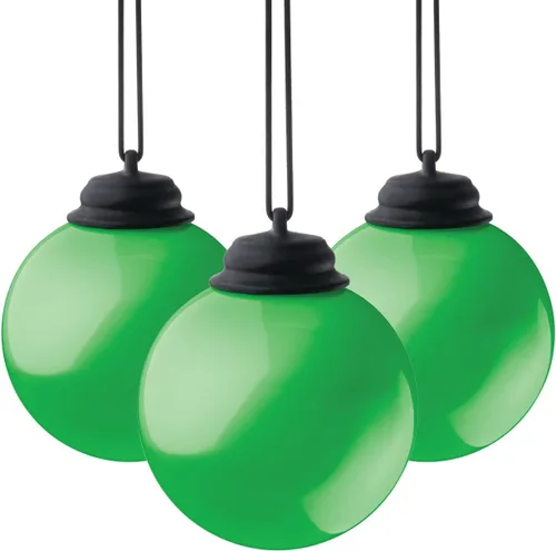 Vista 10 de Xodus Innovations WP400-3 - Luz de globo de verano de 5 pulgadas con encendido y apagado automático, paquete de 3, color blanco