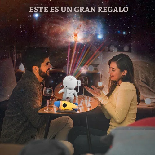 Vista 8 de Proyector de galaxia, planetario 13 en 1, astronauta, proyector de estrellas espaciales para dormitorio, proyector de luz nocturna estrellada