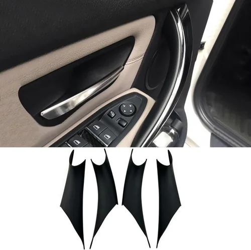 Vista 9 de Cubierta para manija de puerta de automóvil izquierda y derecha, Cubiertas Decorativas Protectoras para Manijas de Tirador Interior de Puerta