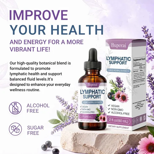 Vista 9 de Lymphatic Support Drops Liquid – Drenaje linfático para mujeres y hombres