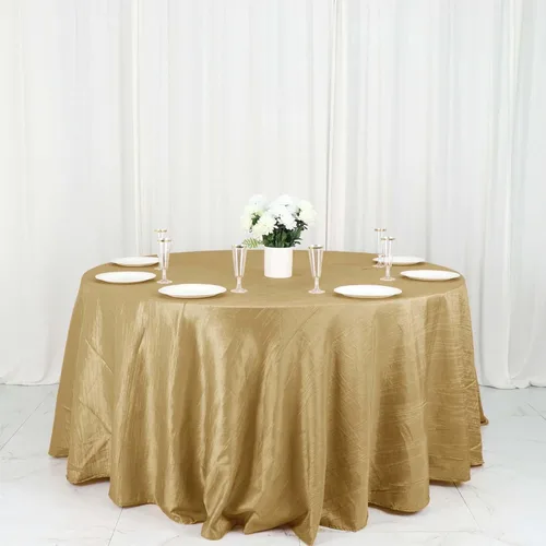 Vista 53 de Tableclothsfactory Mantel rectangular de tafetán arrugado de acordeón azul polvoriento, de 60 x 102 pulgadas, perfecto para ceremonias de boda