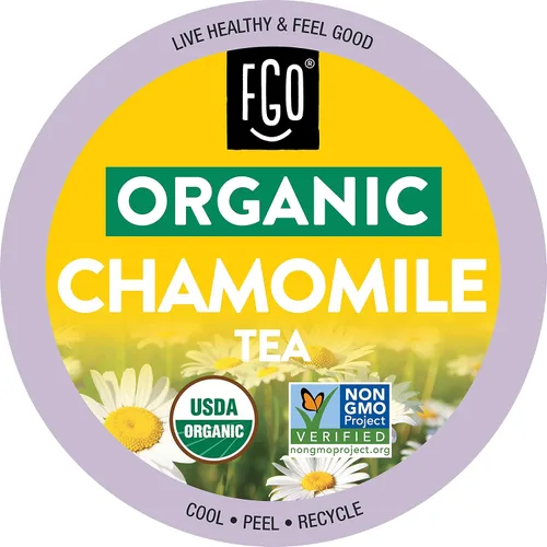 Vista 16 de FGO Cápsulas K-Cup de té negro orgánico Chai para Keurig, 24 unidades (paquete de 1), té negro premium con especias Chai es orgánico por la USDA