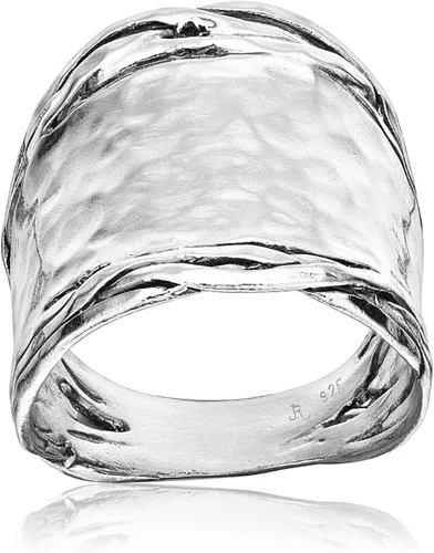 Vista 5 de JEAN RACHEL JEWELRY Anillo de plata de ley 925, aspecto antiguo, hipoalergénico, sin níquel ni plomo, colección de diseñador artesanal hecha a mano