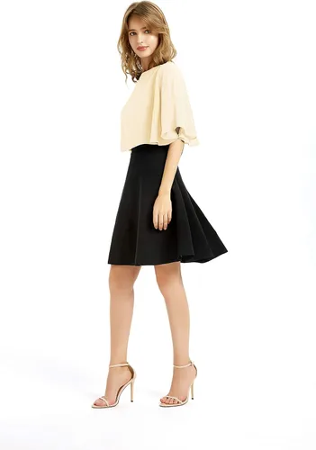 Vista 2 de Chal de gasa suave para mujer, para vestido de noche, boda, bolero, aleta