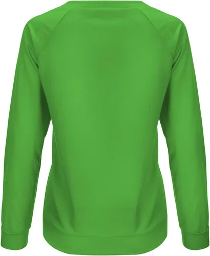 Vista 4 de PANOEGSN Sudaderas sencillas para mujer, cuello redondo, manga larga, casuales, lisas, modernas, para atletismo