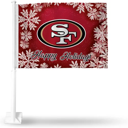 Vista 24 de Rico Industries NFL - Bandera de coche de doble cara, accesorio para coche