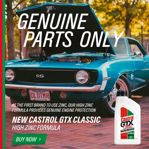 Vista 5 de Castrol GTX Classic 20W-50 Aceite de motor convencional, 1 cuarto de galón, paquete de 6