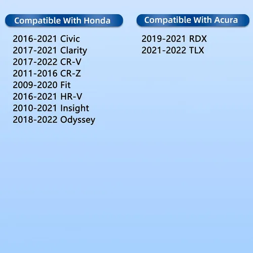 Vista 2 de CF11182 Filtro de aire de cabina con carbón activado para Honda Civic, Clarity, CR-V CRV, CR-Z CRZ, Fit, HR-V HRV, Insight, Odyssey y Acura RDX, TLX