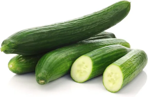 Vista 3 de Semillas Pepino Raro Emelya Gigante Larga Encurtido Heirloom Vegetal NO OGM